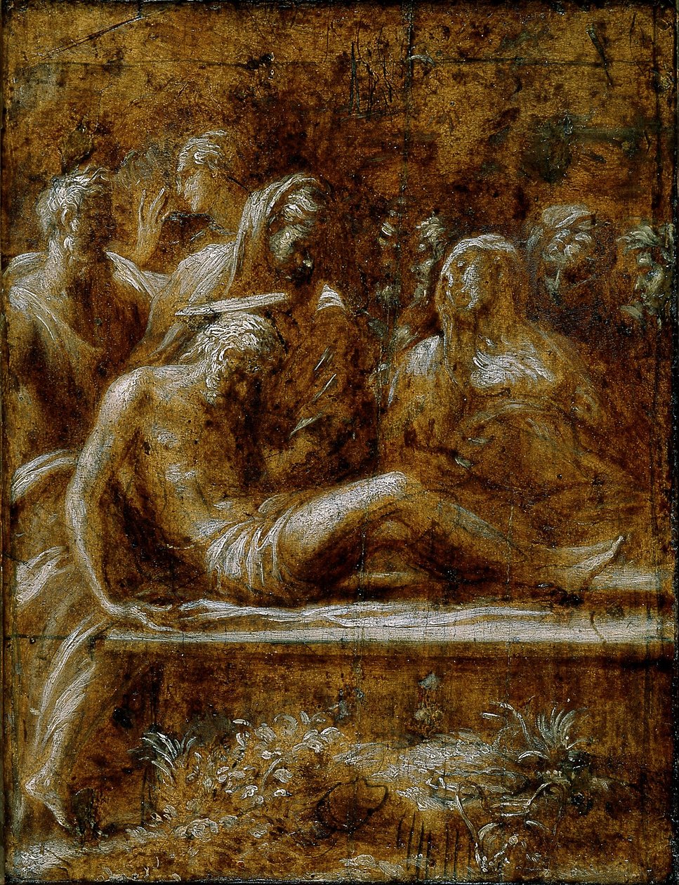 Kristuksen hautaaminen tekijältä Parmigianino