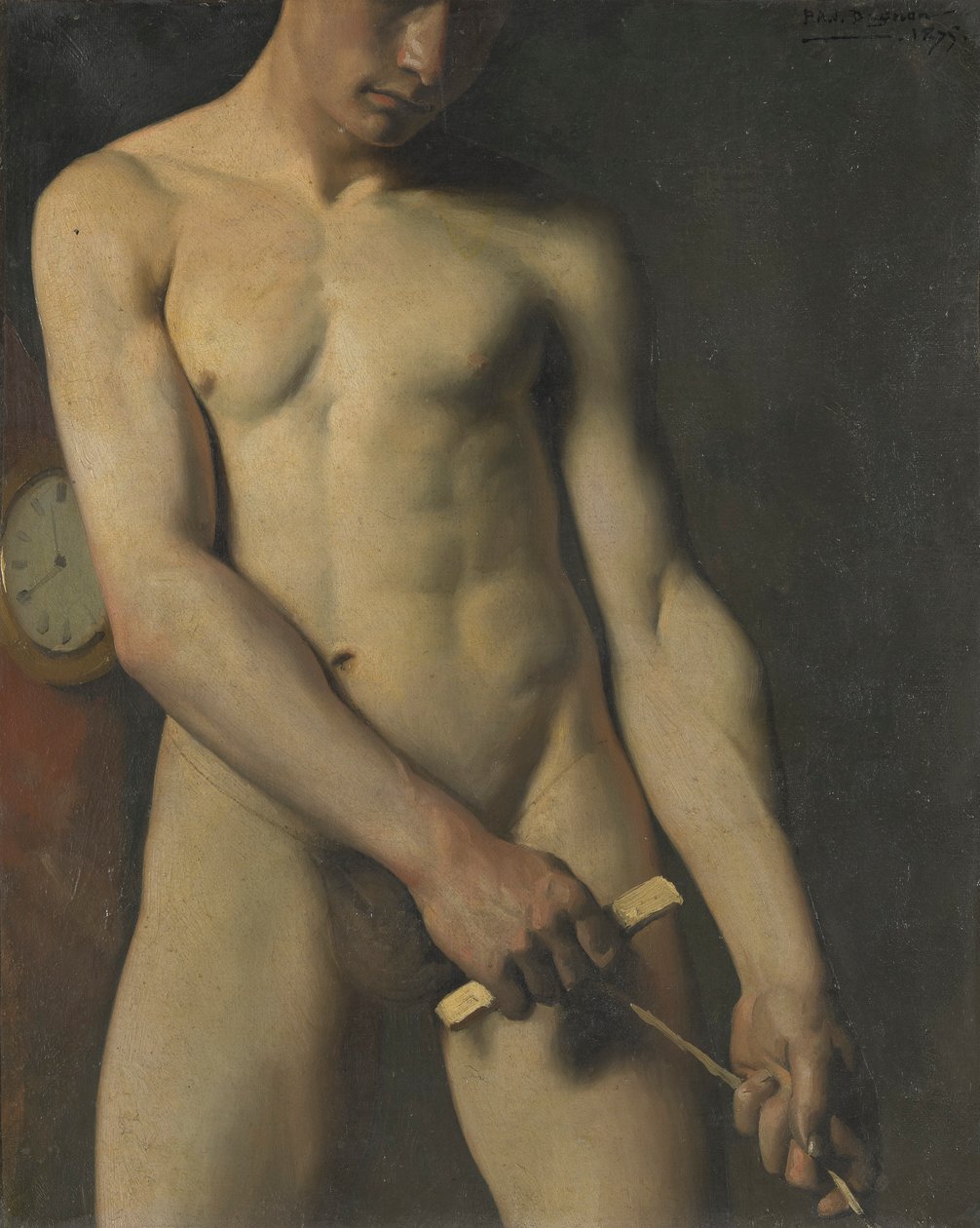 Alastontutkimus miehestä tekijältä Pascal Adolphe Jean Dagnan-Bouveret