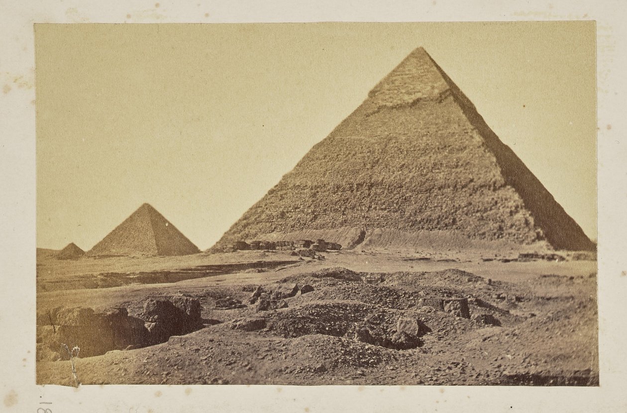 [Gizan pyramidit, Giza] tekijältä Pascal Sébah