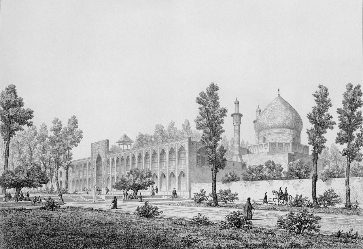 Madrasa-yi Masjid-i Shah Sultan Hussein, Isfahanissa, Claude Sauvageot