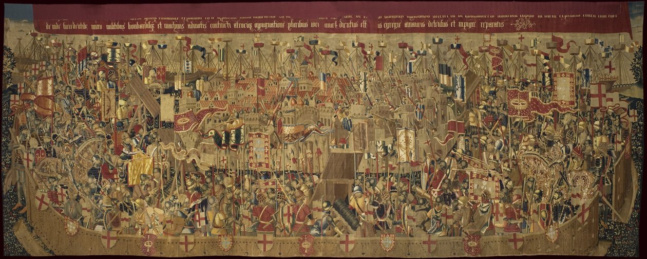 Pastranan kuvakudokset, Tournain valmistus, luultavasti Passchier Grenierin työpajasta, n. 1471 - 1475 (kuvakudos). tekijältä Pasquier (workshop of) Grenier