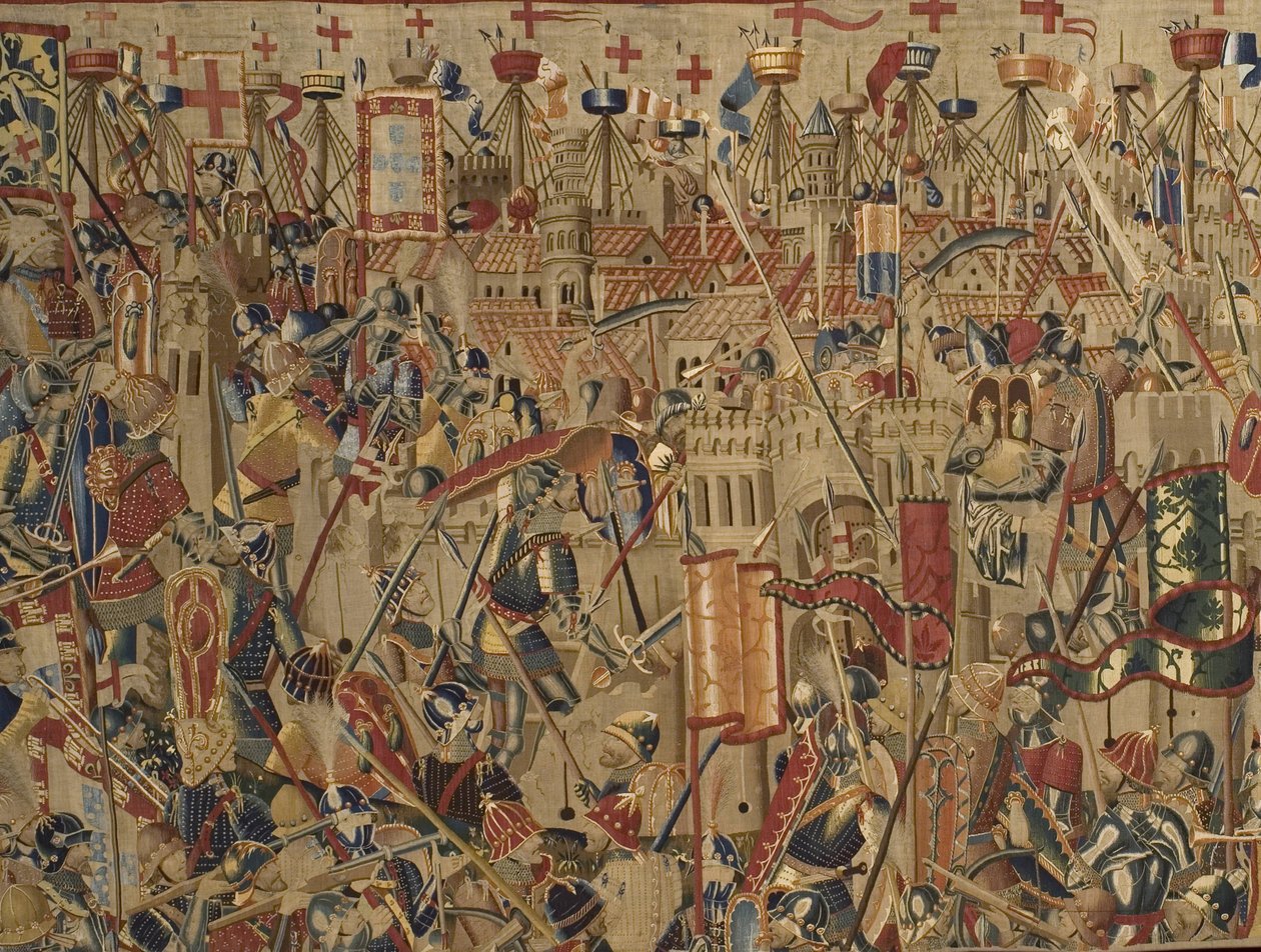 Pastranan kuvakudokset, Tournain valmistus, luultavasti Passchier Grenierin työpajasta, n. 1471 - 1475 (kuvakudos). tekijältä Pasquier (workshop of) Grenier