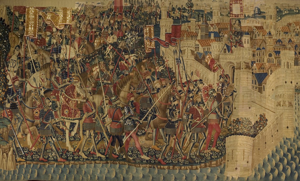 Pastranan kuvakudokset, Tournain valmistus, luultavasti Passchier Grenierin työpajasta, n. 1471 - 1475 (kuvakudos). tekijältä Pasquier (workshop of) Grenier