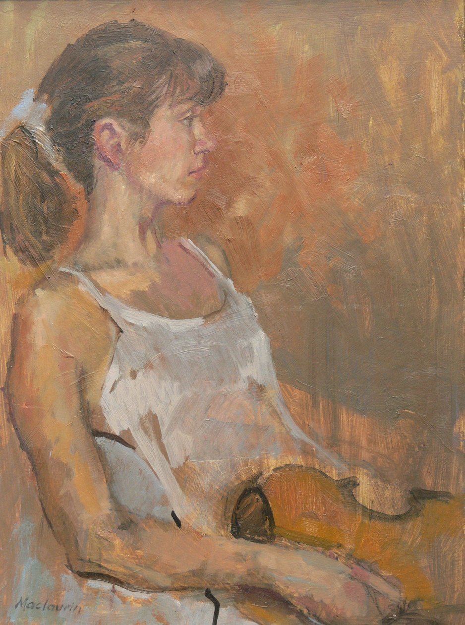 Tyttö viululla, 2007 tekijältä Pat Maclaurin