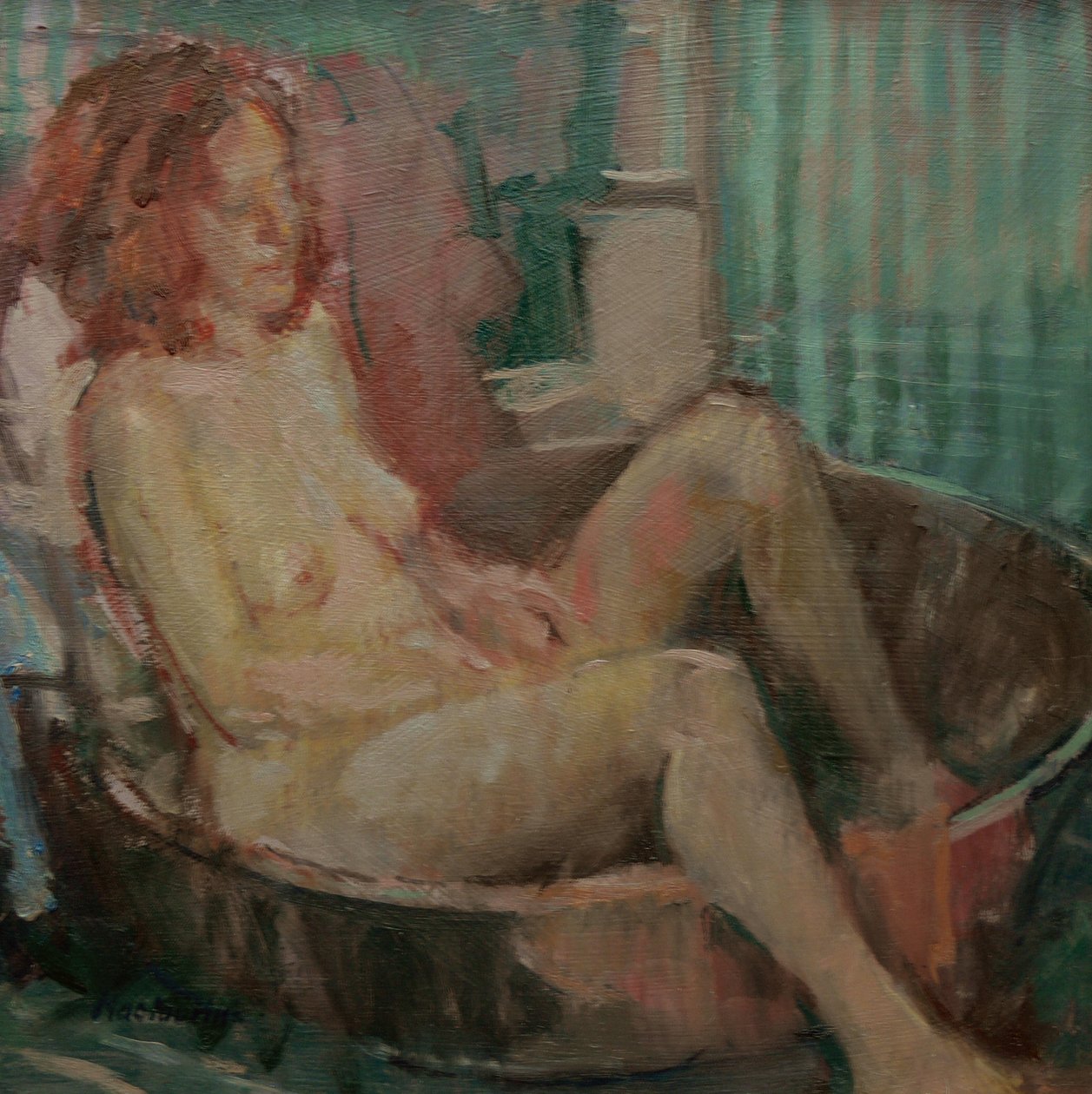 Alaston vanhassa kylpyammeessa, 2008 tekijältä Pat Maclaurin
