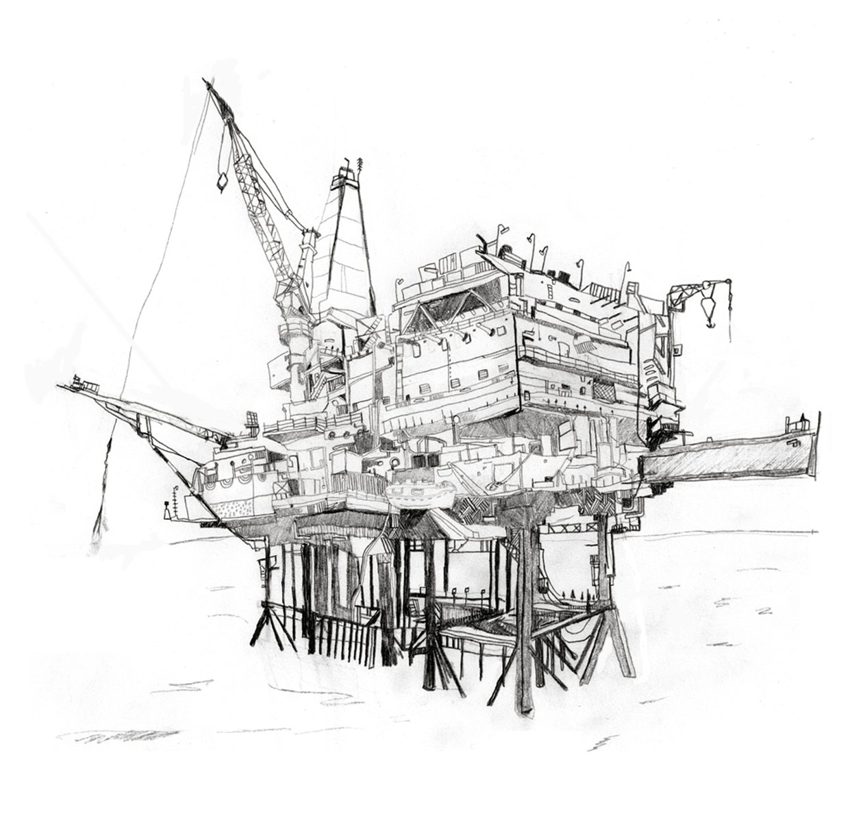 Rig, 2012 (lyijykynä) tekijältä Pat Macdonald