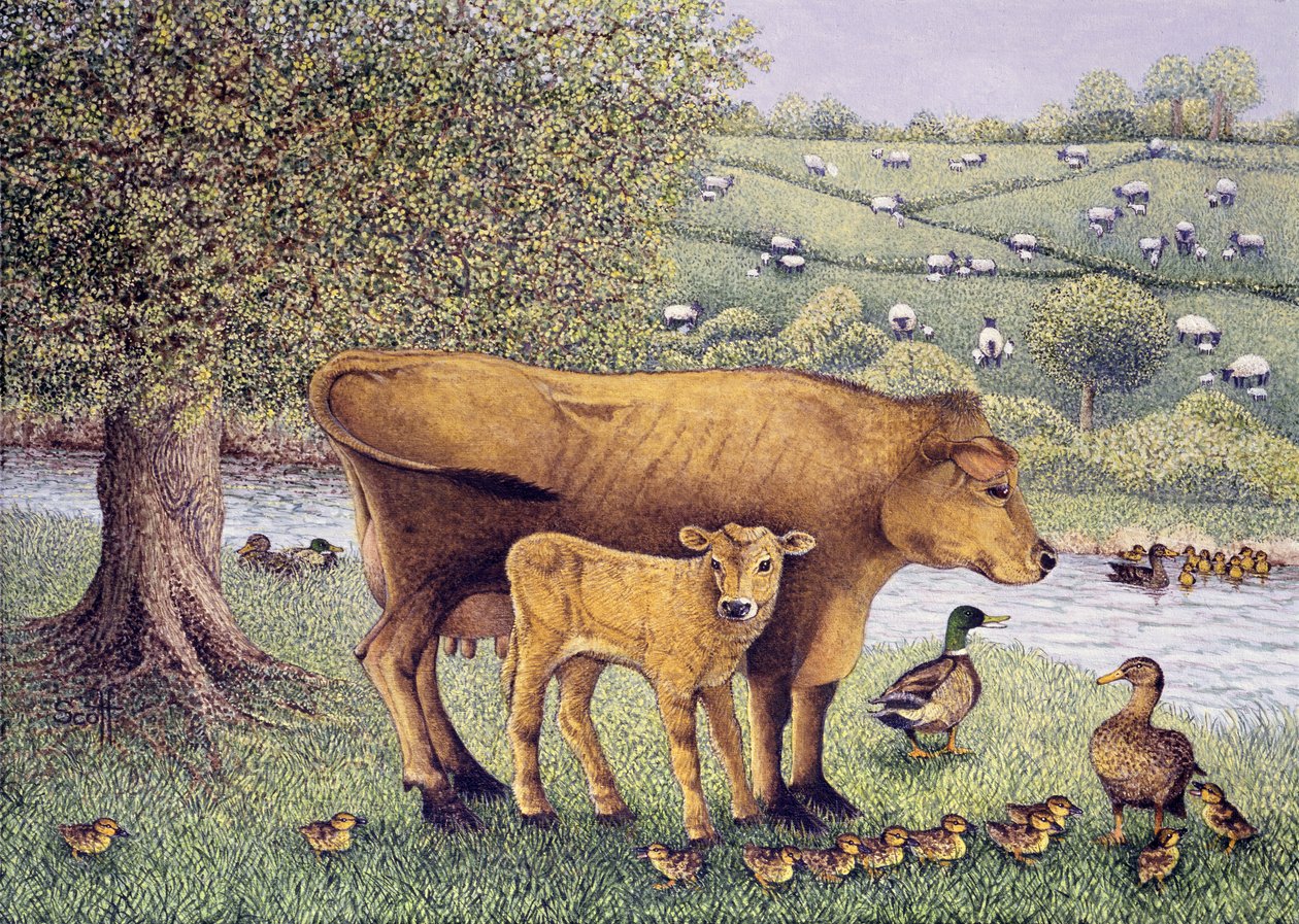 Raikas ilma (öljy kankaalle) tekijältä Pat Scott