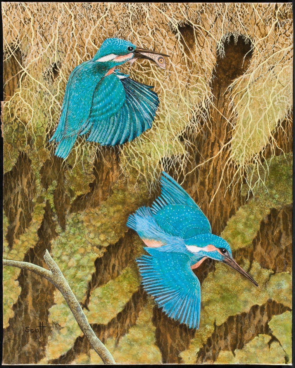 Sharing the Caring, 2011 (akryyli kalikolle) tekijältä Pat Scott