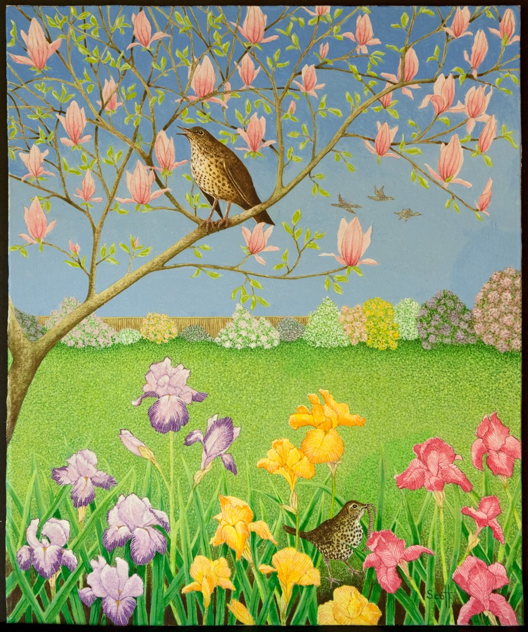Something to Sing About, 2011 (akryyli kalikolle) tekijältä Pat Scott