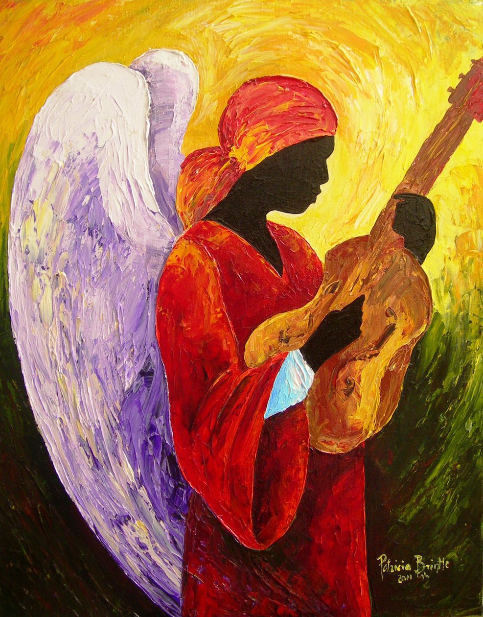 Gloria in Excelsis Deo, 2011 (akryyli kankaalle) tekijältä Patricia Brintle