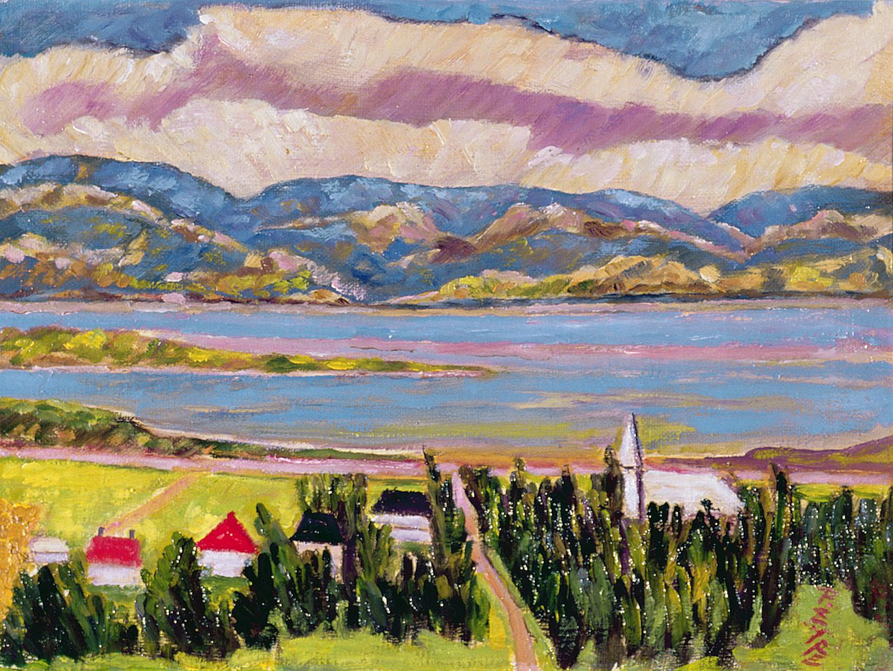 St. Germain, Quebec (öljy pellavalle) tekijältä Patricia Contemporary Artist Eyre