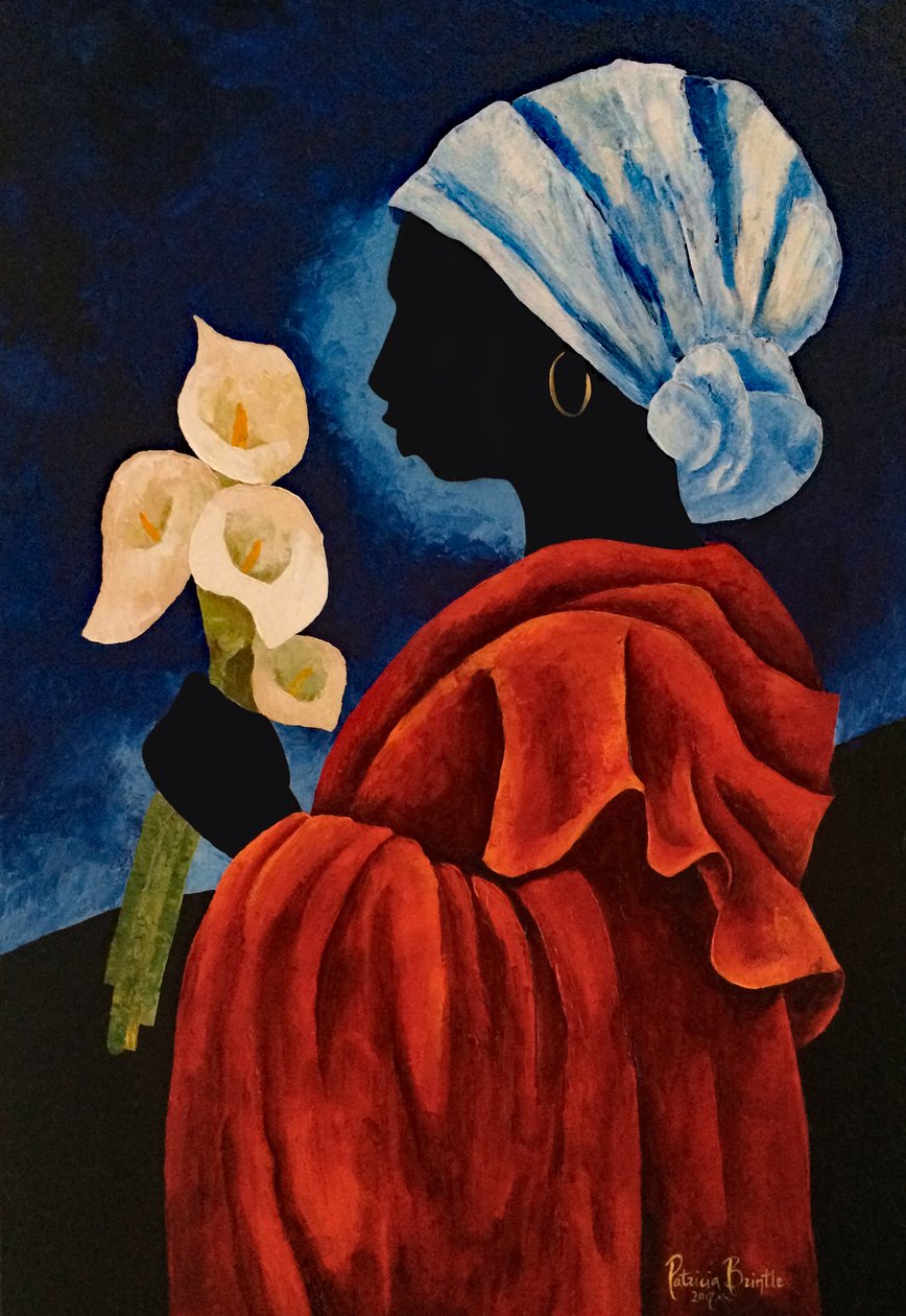 Callas neljä, 2017 (akryyli kankaalle) tekijältä Patricia Brintle