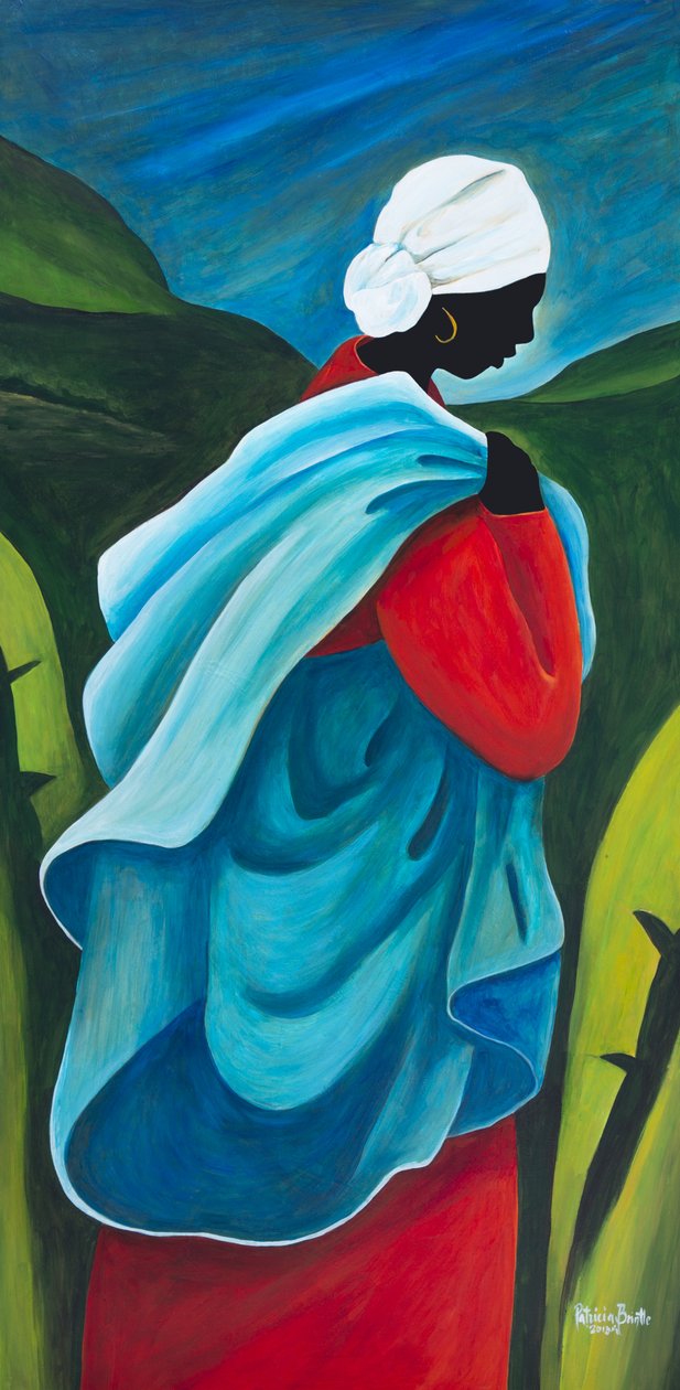 To the Banana Field, 2013 (akryyli masoniitilla) tekijältä Patricia Brintle