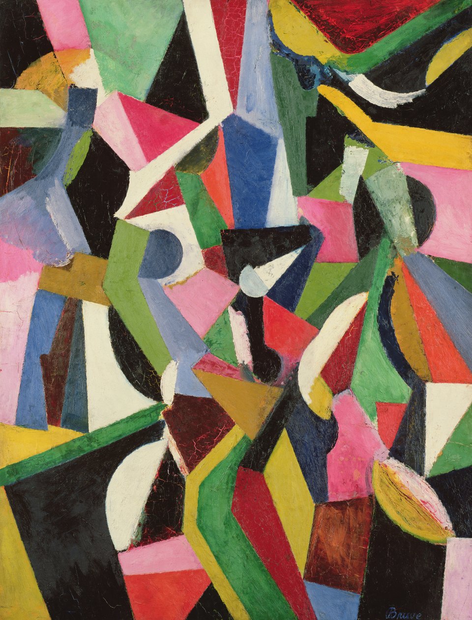 Sävellys I, 1916 tekijältä Patrick Henry Bruce