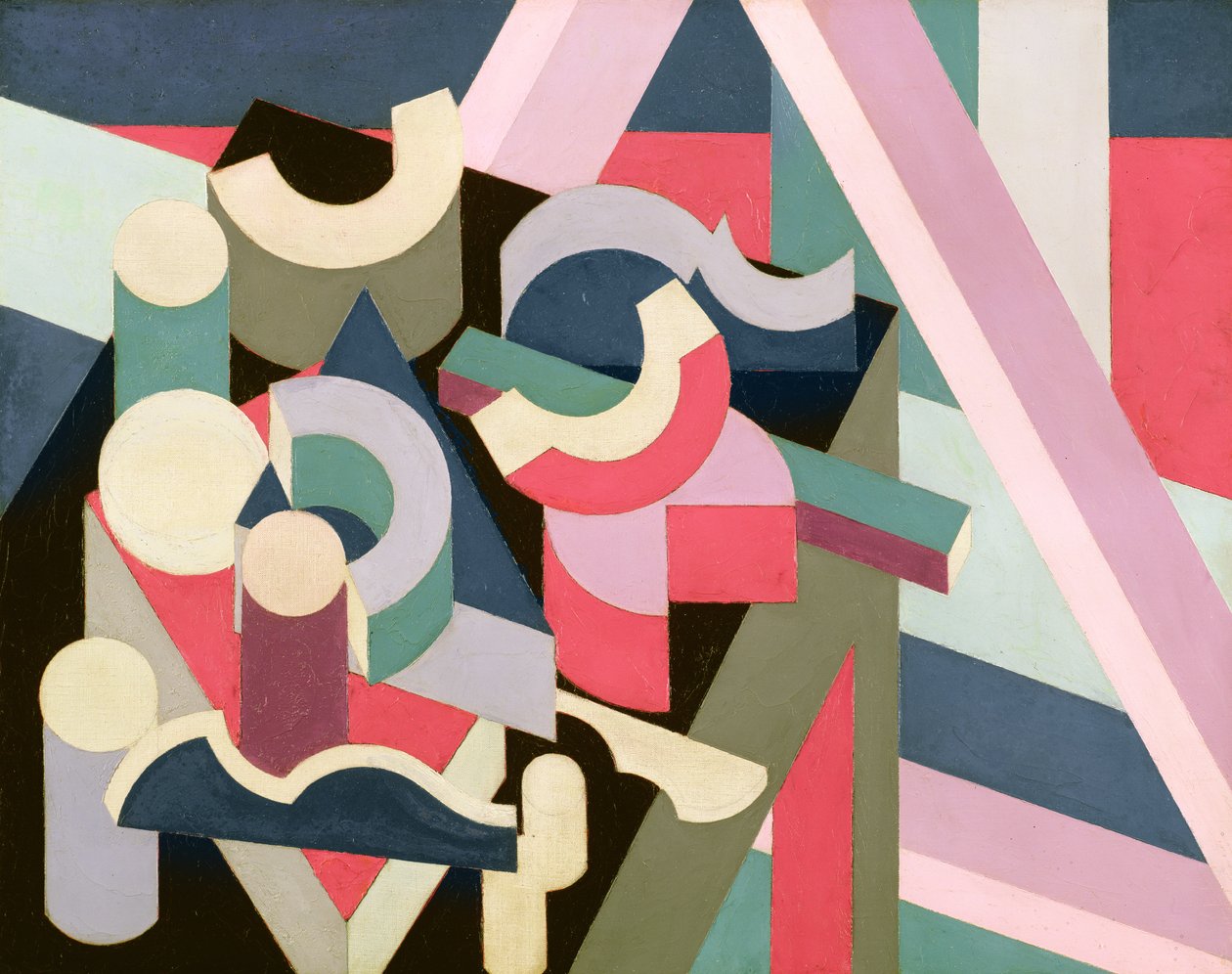 Kuution kokoonpano #1, 1925-26 tekijältä Patrick Henry Bruce