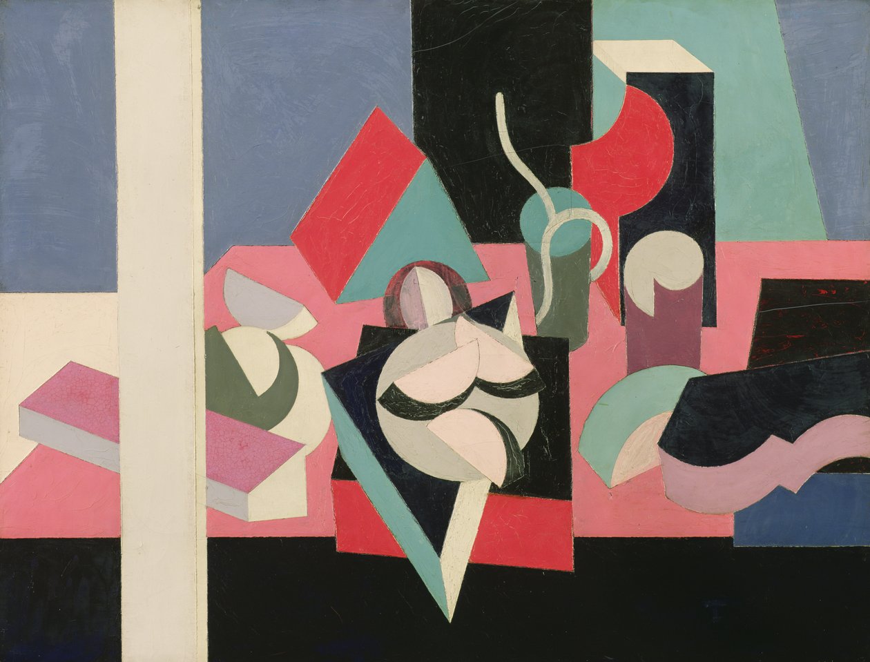 Esineet pöydällä, n. 1920-21 tekijältä Patrick Henry Bruce