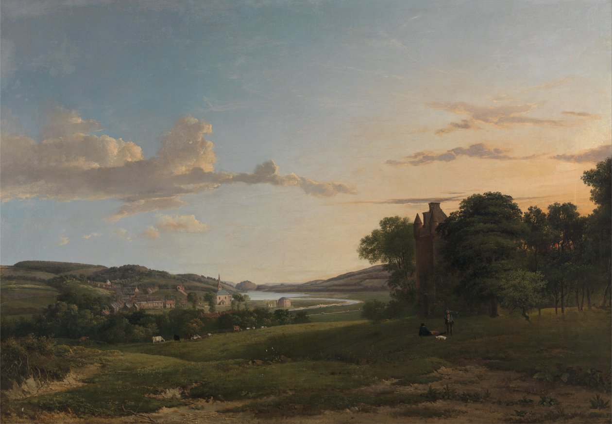 Näkymä Cessfordista ja Cavertonin kylästä, Roxboroughshire kaukana tekijältä Patrick Nasmyth