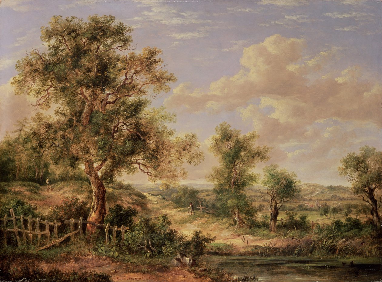 Maisema, 1800-luku tekijältä Patrick Nasmyth