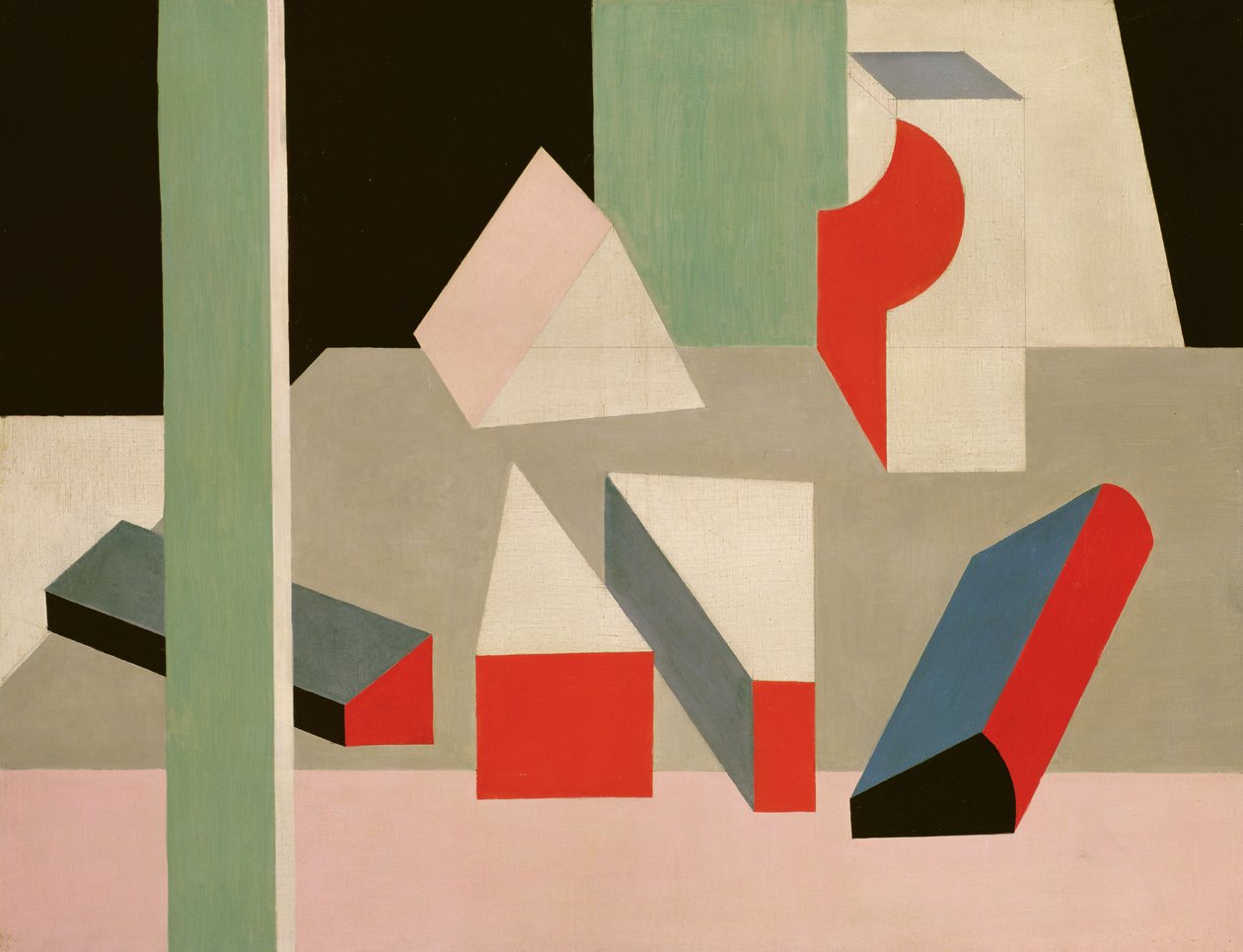 PeintureNature Morte, 1928 (öljy & kynä kankaalle) tekijältä Patrick Henry Bruce