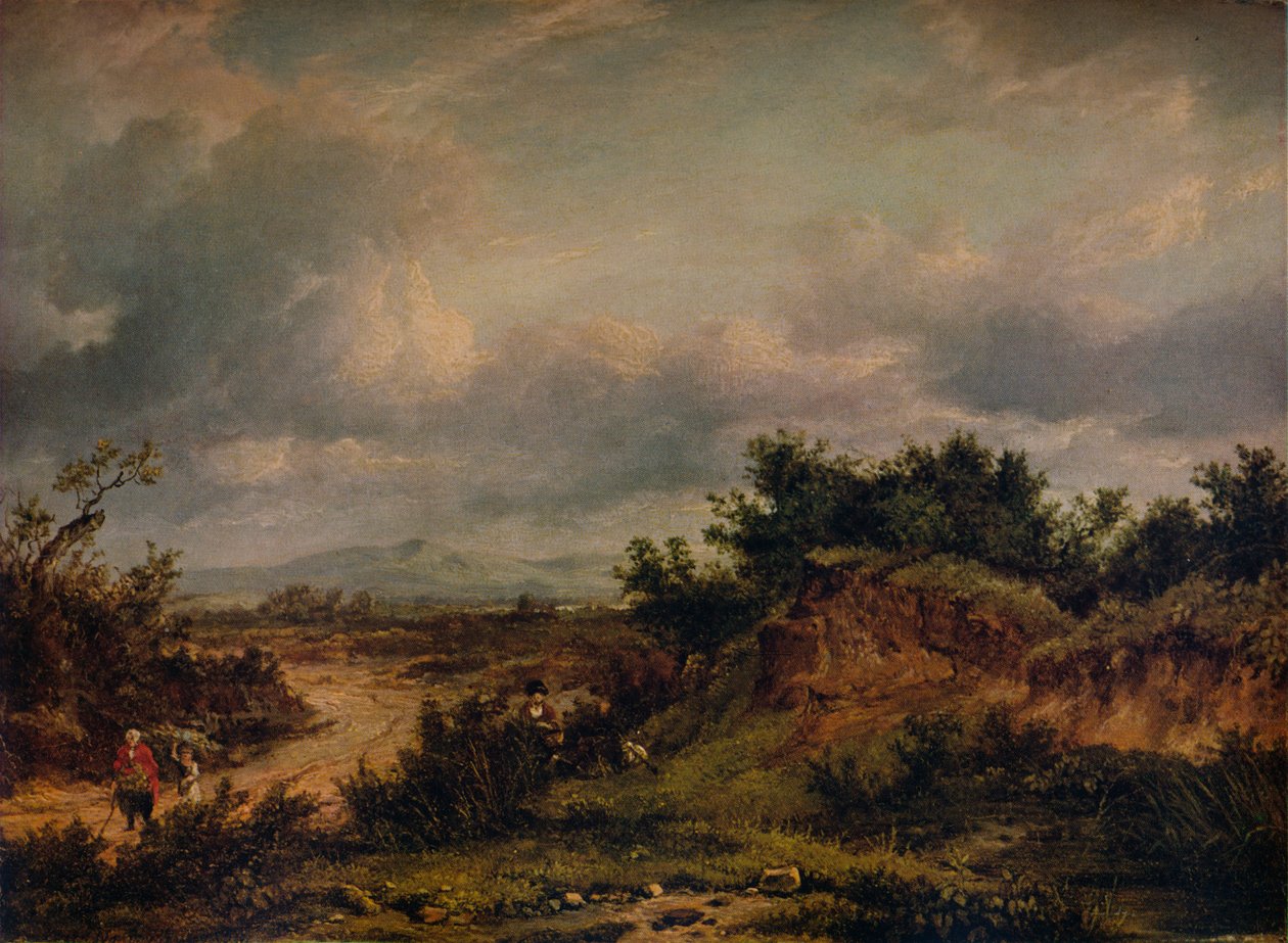 A Rough Road, 1826 tekijältä Patrick Nasmyth