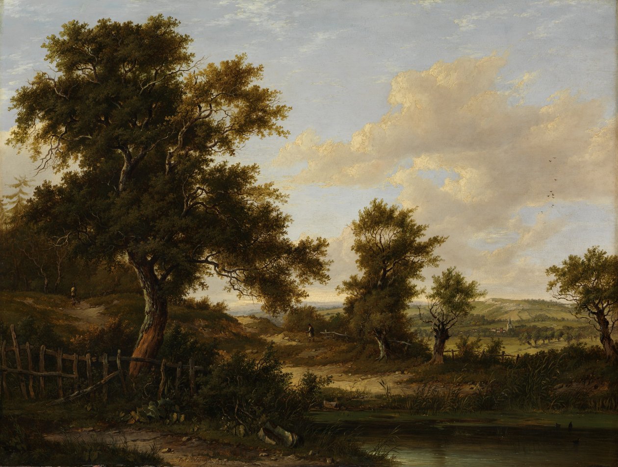 Lähellä Penshurstia, Kentissä, 1828. tekijältä Patrick Nasmyth