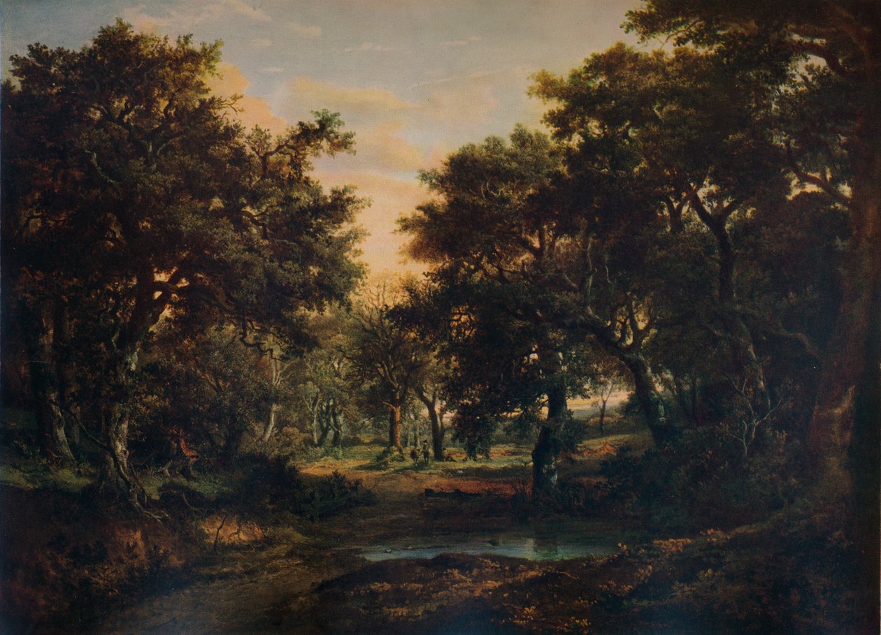 Puun reuna, n. 1824 tekijältä Patrick Nasmyth