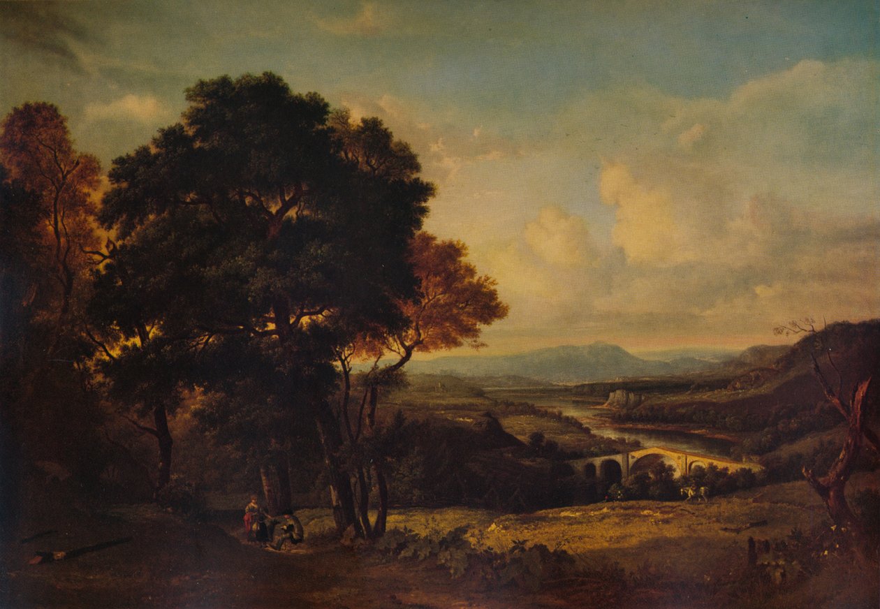 Tweedin laakso, c1803 tekijältä Patrick Nasmyth
