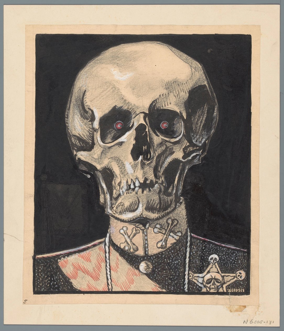 Dood kuin vredesstichter Korkein rauhantekijä (otsikko esineessä) tekijältä Patricq Kroon (signed by artist)