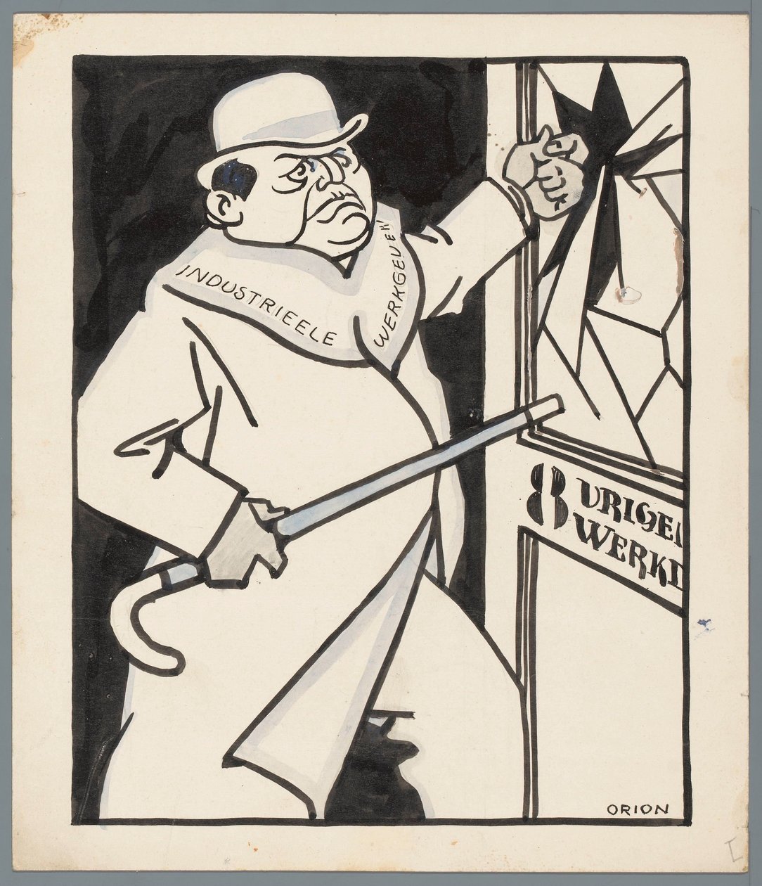 Työnantajat ja kahdeksan tunnin työpäivä tekijältä Patricq Kroon (signed by artist)