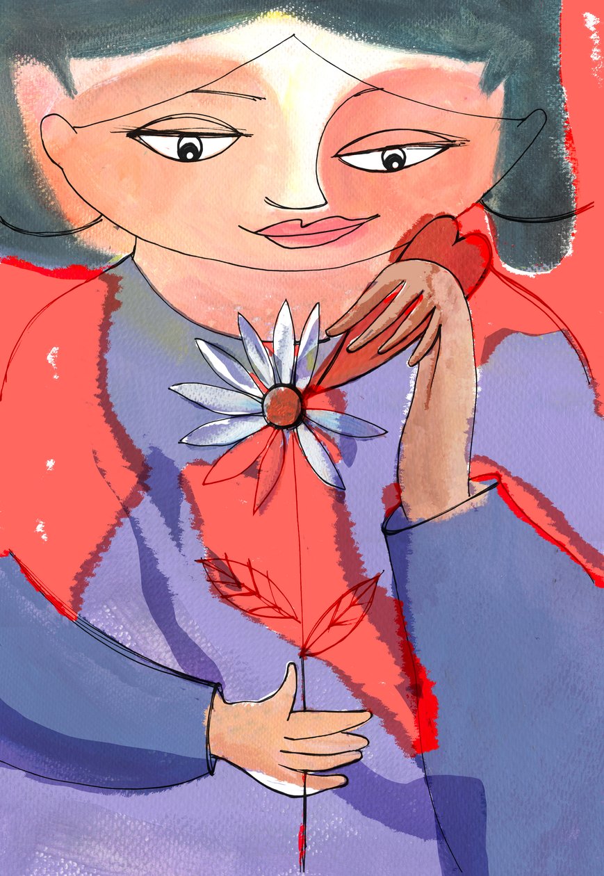 Rakkaus, 2025 (akryyli; digitaalinen) tekijältä Patrizia La Porta