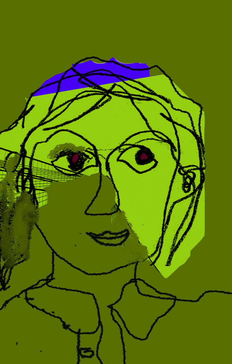 Pensieri, 2019 (digitaalinen, akryyli) tekijältä Patrizia La Porta