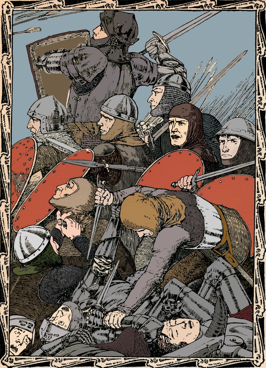 Agincourtin taistelussa, 1902 tekijältä Patten Wilson