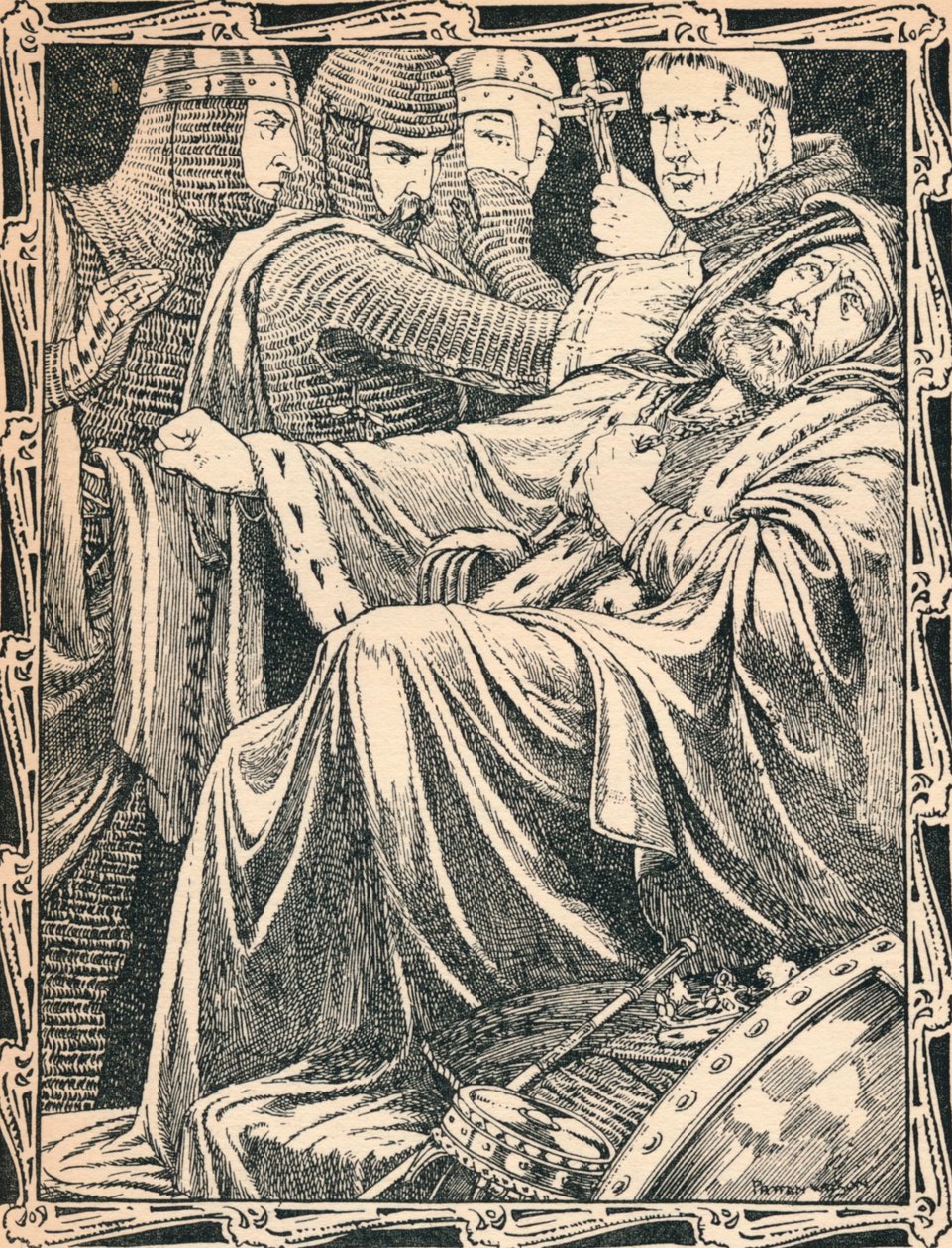 Kuningas Johanneksen kuolema, 1902 tekijältä Patten Wilson