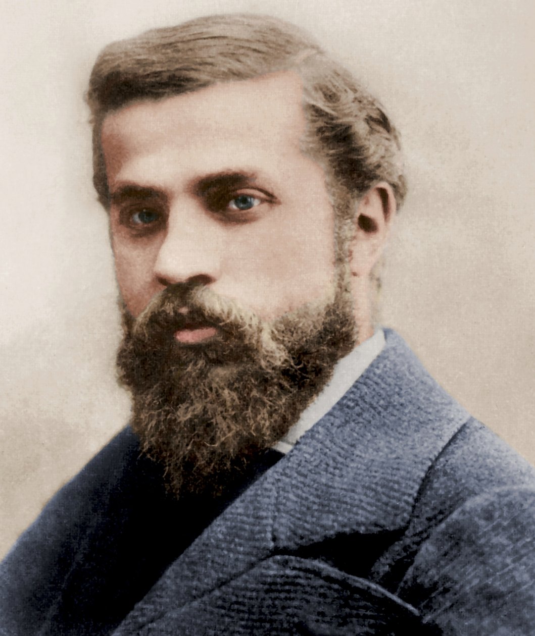 Antoni Gaudin muotokuva, n. 1878 tekijältä Pau Audouard