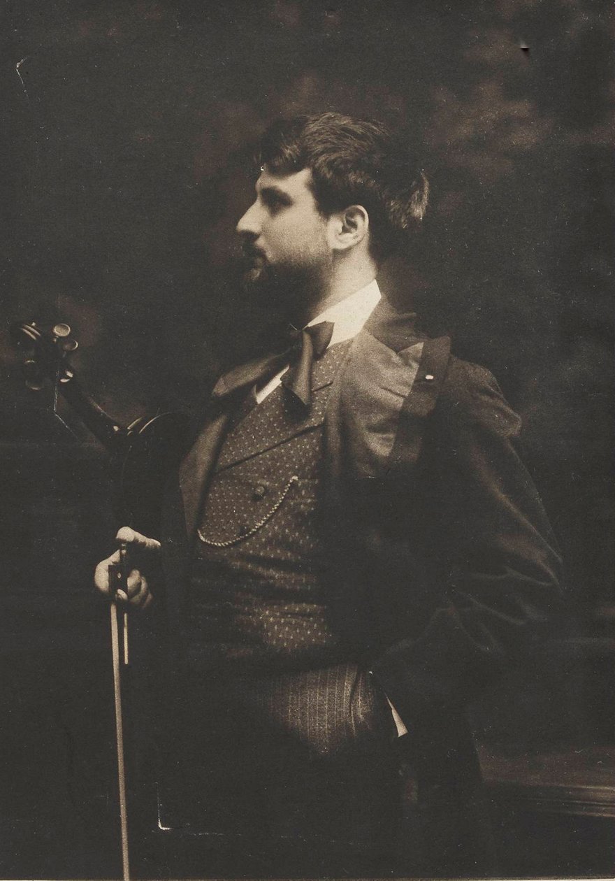 Viulisti ja säveltäjä Joan Manén y Planasin muotokuva 1883-1971, n. 1910. tekijältä Pau Audouard