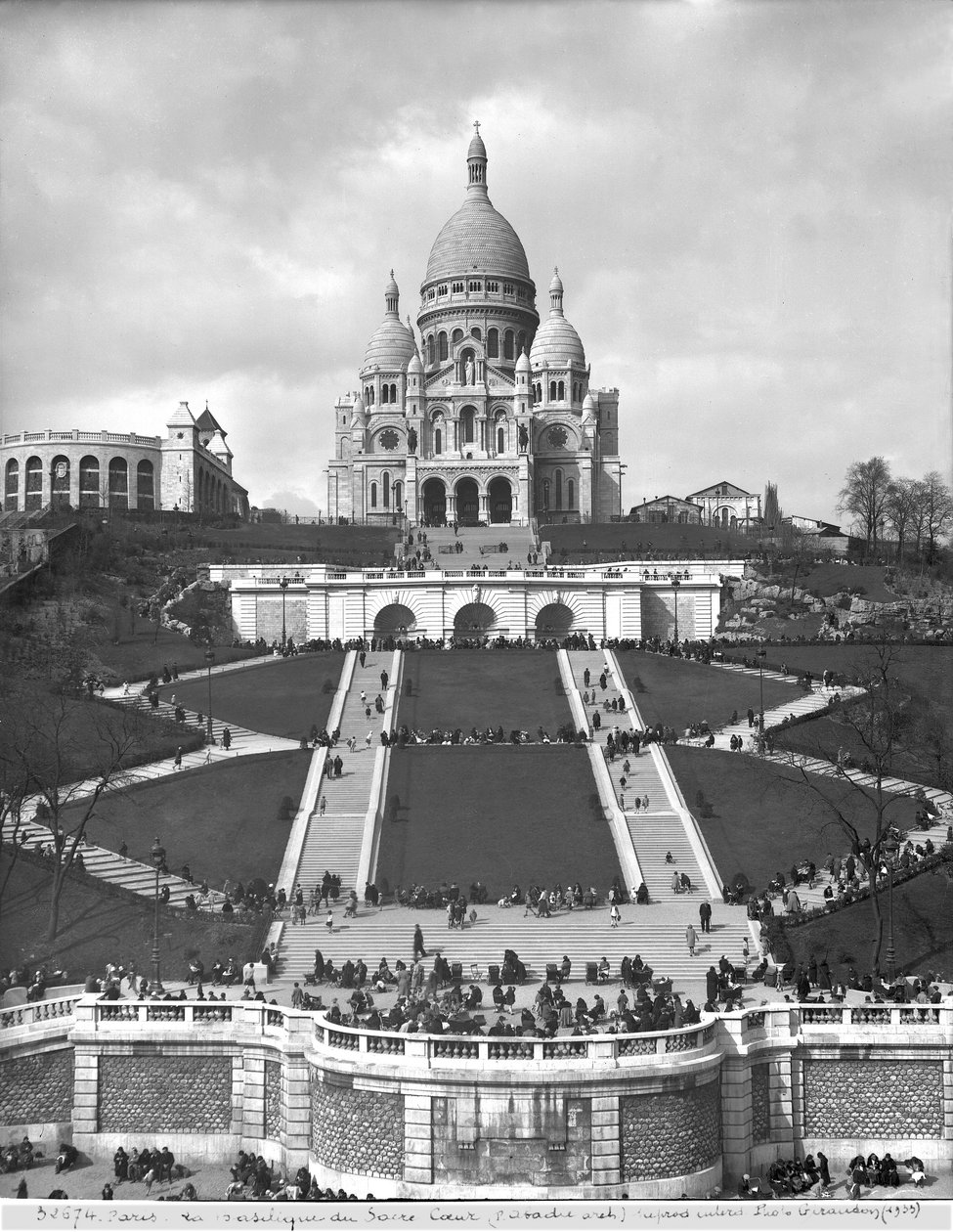 Sacre-Coeurin basilika, Montmartre, 1876-1910 tekijältä Paul Abadie