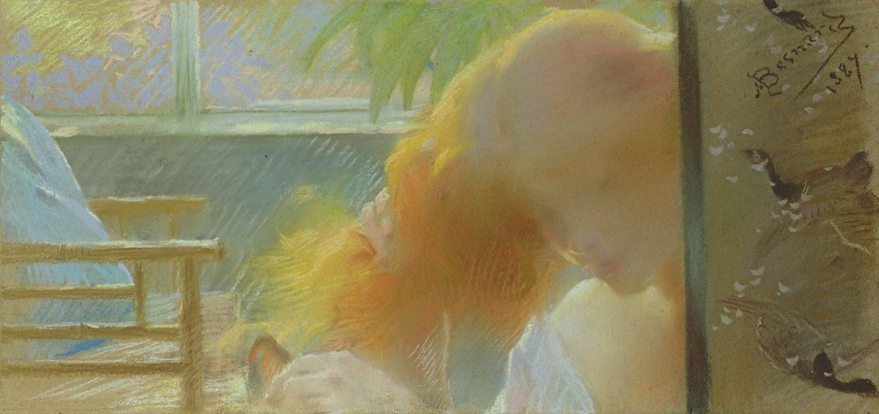 Huonekalut ja erilaiset esineet 1100- ja 1300-luvuilta tekijältä Paul Albert Besnard