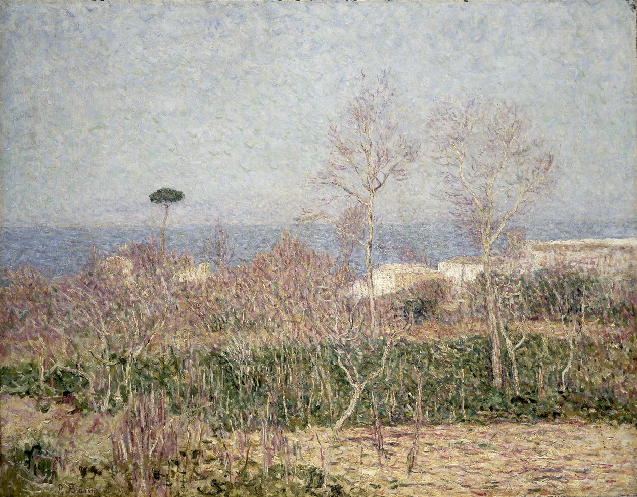 Rannikkomaisema Caprilla, 1899 tekijältä Paul Baum