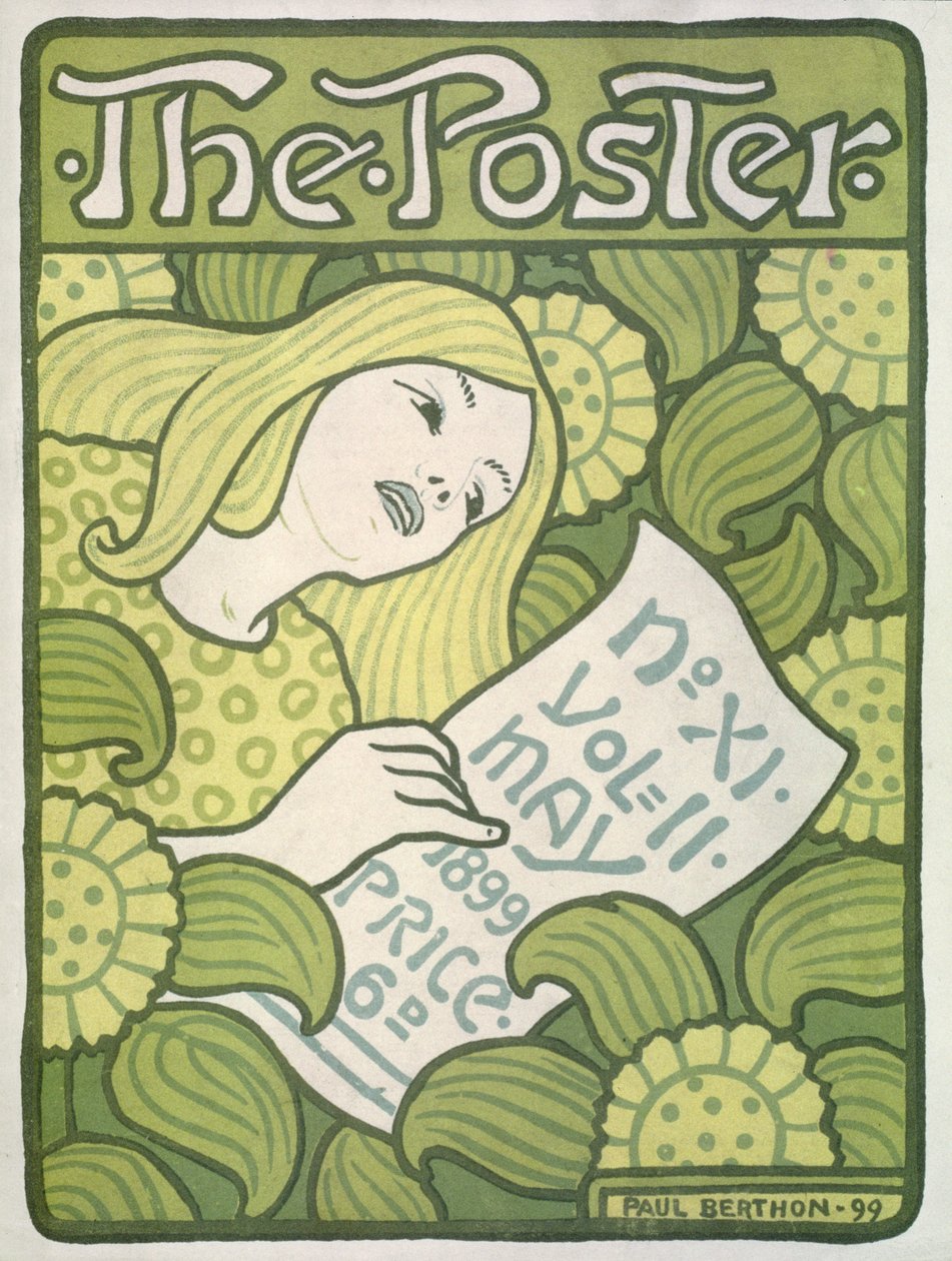Julisteen etukansi, osa II, nro 11, toukokuu 1899 tekijältä Paul Berthon
