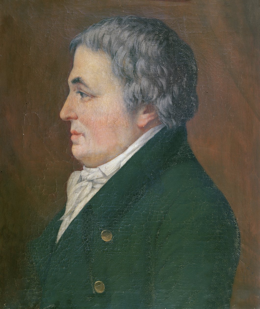 Franz Anton Mesmer (1734-1815) 72-vuotias, 1847 (enkaustinen kankaalle) tekijältä Paul Carpentier