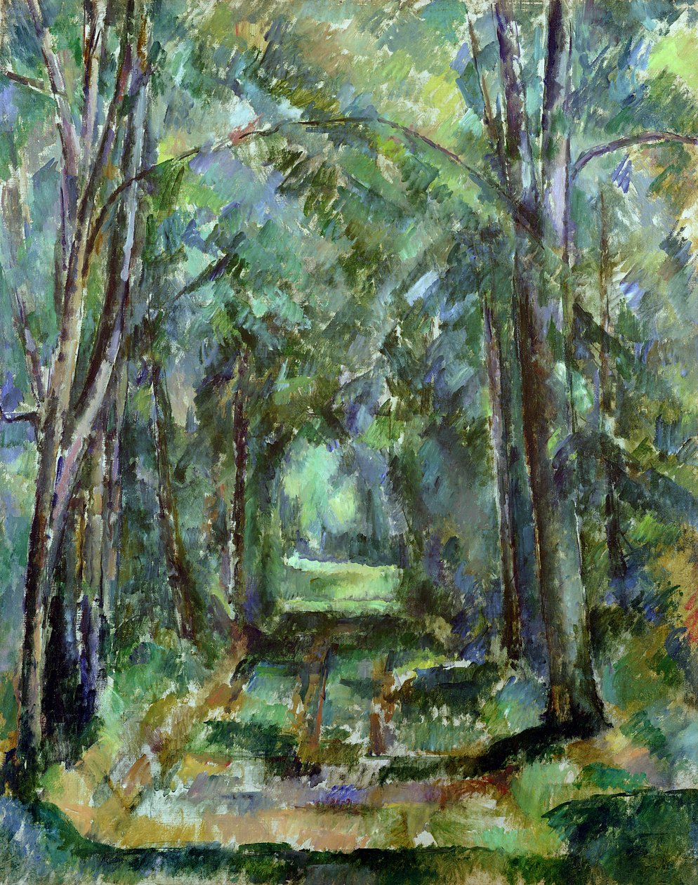 Avenue at Chantilly, 1888 tekijältä Paul Cézanne