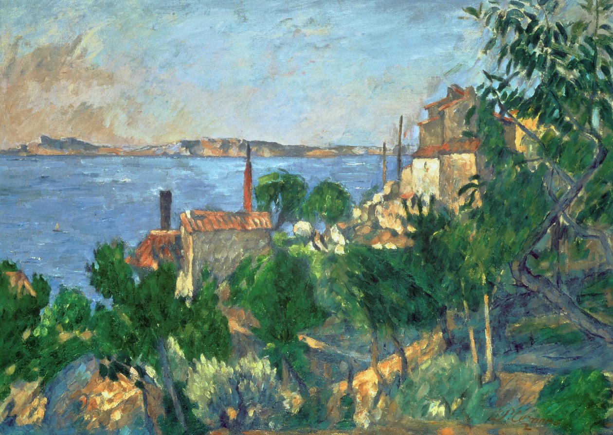 Meri L"Estaquessa, heinäkuu 1876 tekijältä Paul Cézanne