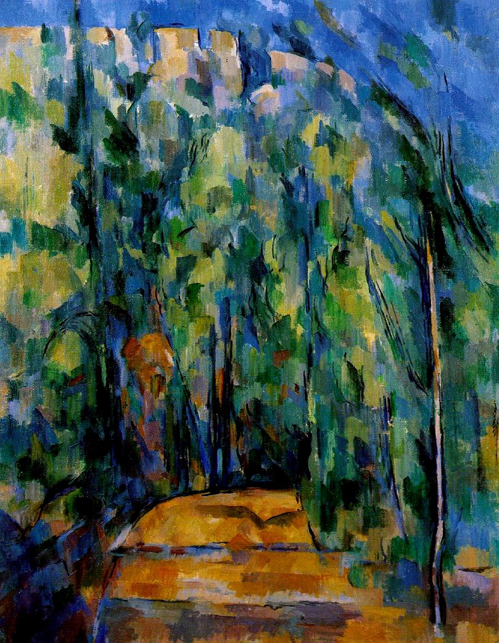 Polku metsässä, 1902-06 tekijältä Paul Cézanne