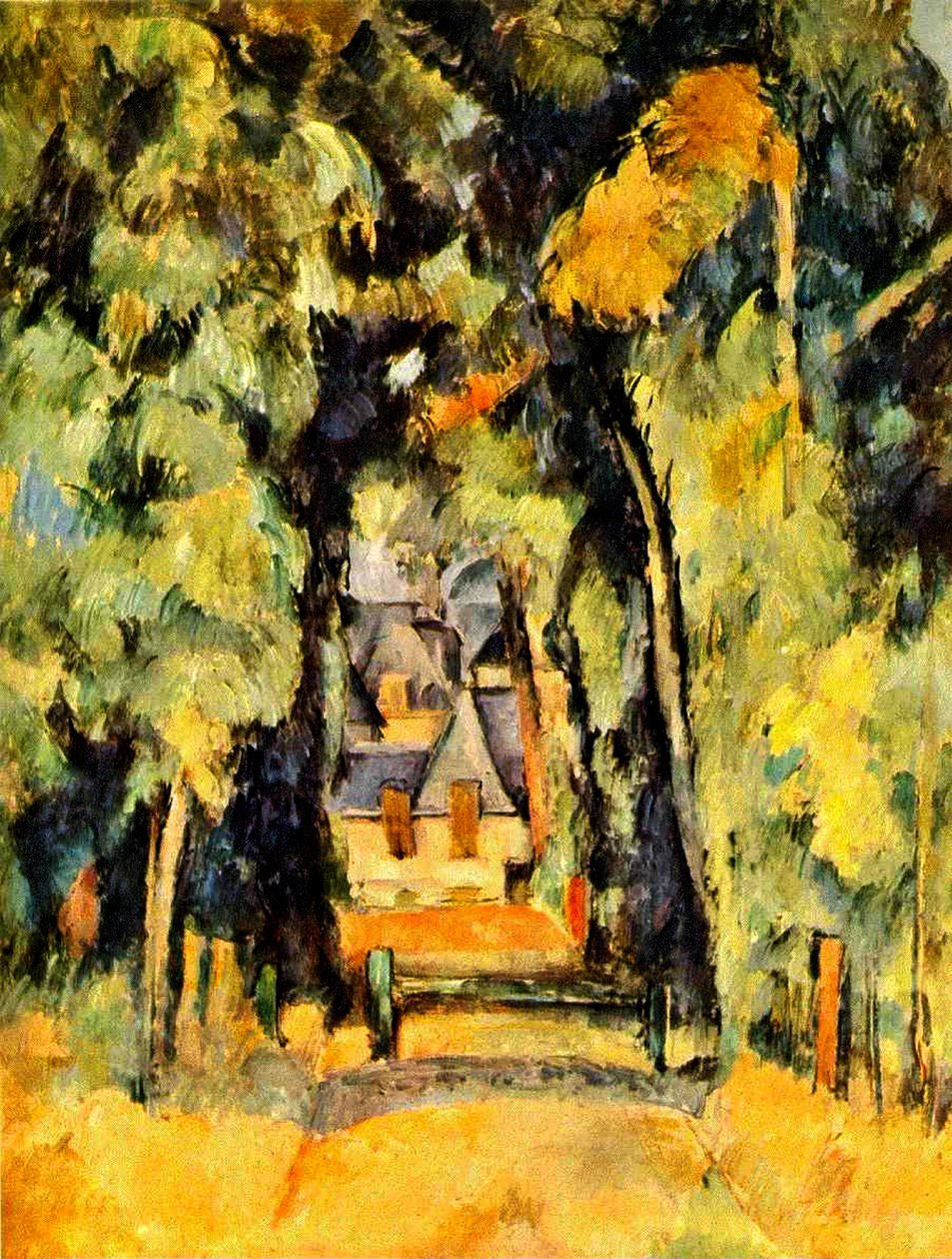 Road at Chantilly, 1888 tekijältä Paul Cézanne