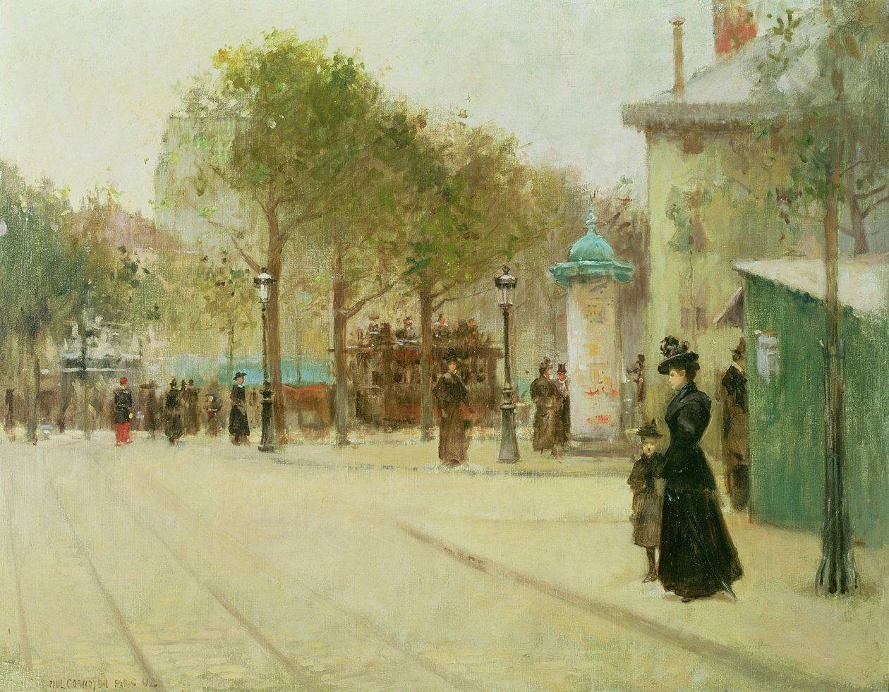 Pariisi, 1892 tekijältä Paul Cornoyer