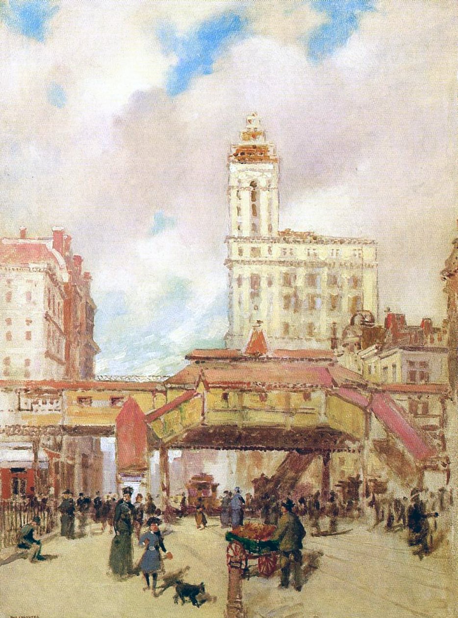 Third Avenue, New York tekijältä Paul Cornoyer