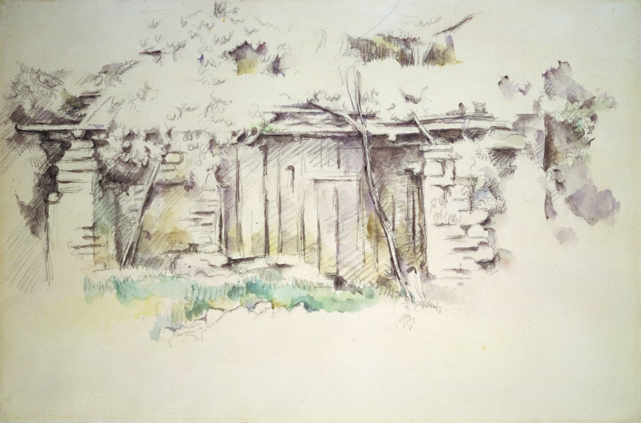 Huonekalut ja erilaiset esineet 1100- ja 1300-luvuilta tekijältä Paul Cézanne