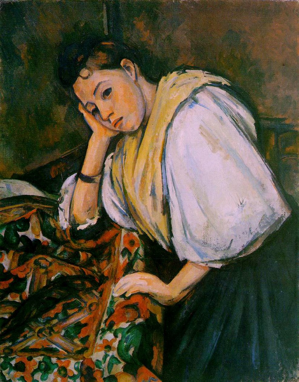 Italialainen tyttö, n. 1900 tekijältä Paul Cézanne