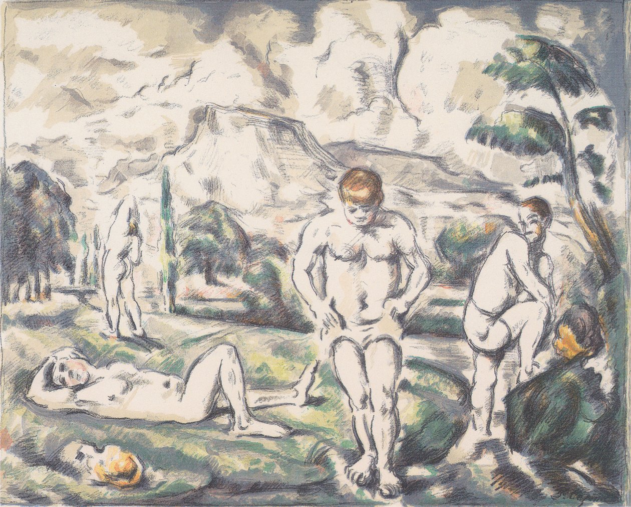 Uiminen tekijältä Paul Cézanne