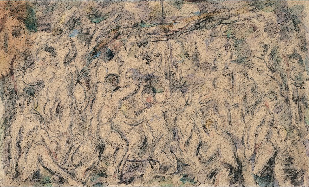 Uimarit tekijältä Paul Cézanne